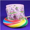 Order  Sweet Treat Ribbon - 22mm Pink/Birthday Cake